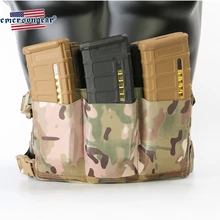 Emersongear Emerson тактическая страйкбольная охотничья высокоскоростная сумка с шестью упаковками, 556 223, эластичная резиновая сумка с держателем для журналов