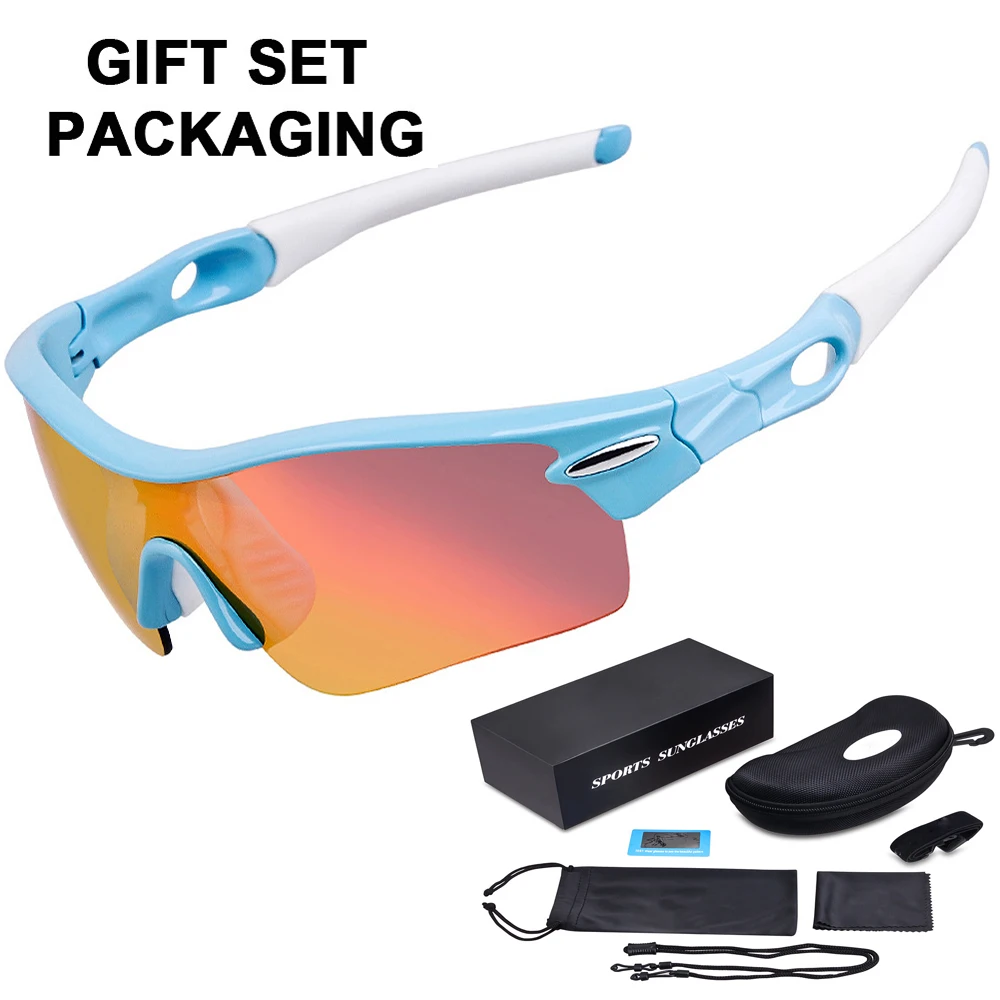 

2019 New 1Set 5 Lens Fishing Sunglasses Men's Fish Glasses Polarized Gafa Polarizada Clip On Sunglasses Polarized UV400