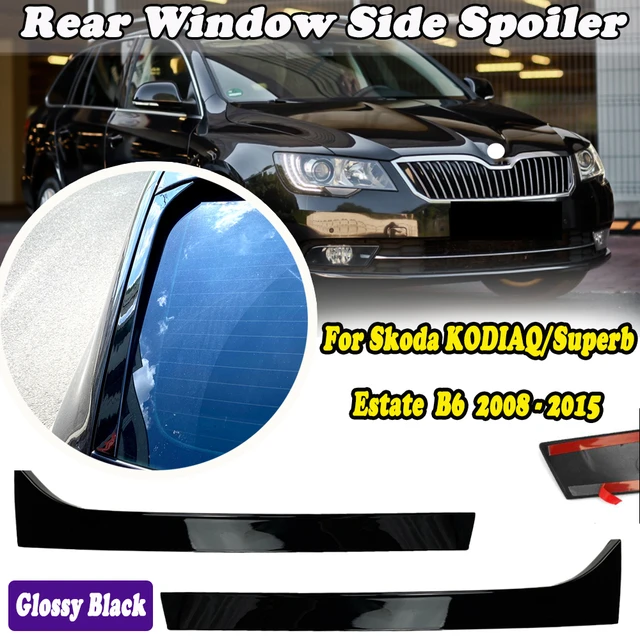 Pair Vertical Rear Window Side Spoiler Roof Spoiler Canards Splitter  Sticker For Skoda Superb Estate B6 2008-2015 Exterior Parts - Spoilers &  Wings - AliExpress