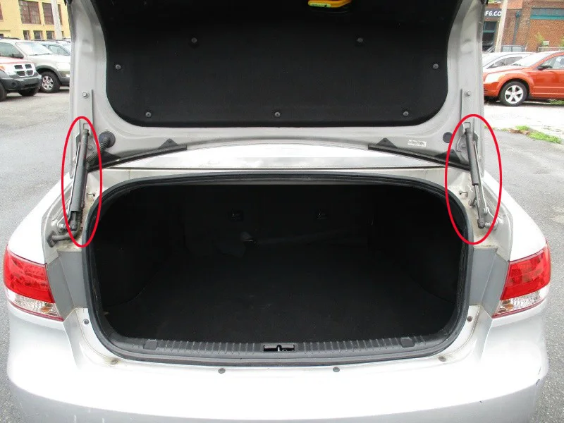 Подходит для 2008-2011 2012 hyundai Sonata демпфер Sedan 12,36 дюймов багажник Boot газовый подъемник поддерживает Распорки пружинные опорные тяги амортизаторы