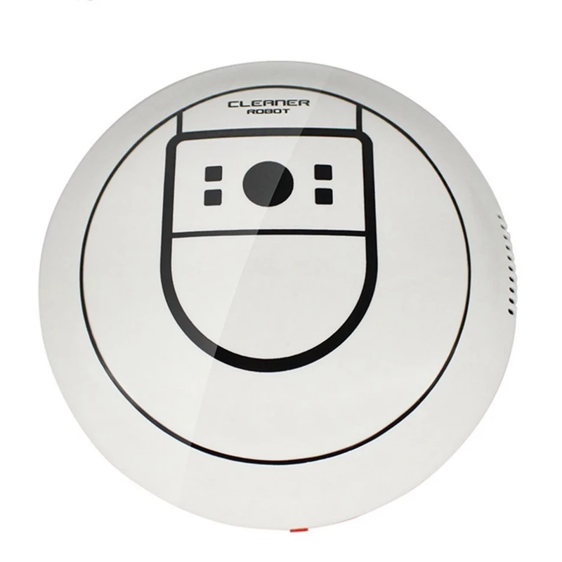 

Home Auto Cleaner Robot Microfiber Smart Robotic Mop Floor Corners Dust Cleaner Sweeper Vacuum Cleaner Usb Charging white & re