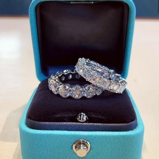 1.0ctw Half Eternity Diamond Ring 14K White Gold – ZNZ Jewelry Affordagold
