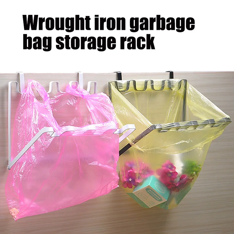 Бытовой кухонный Многофункциональный складной стеллаж для мусора из кованого