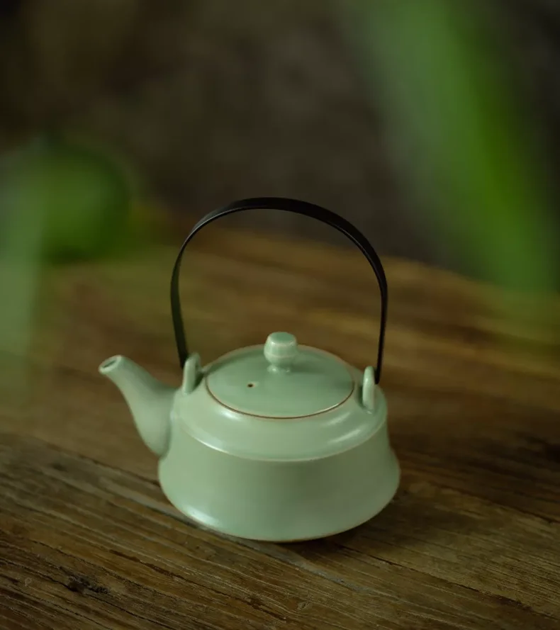 Celadon набор для чая с ручкой-обручем для галстука guan yin da hong pao и других китайских чайных серий китайские фарфоровые фигурки ручной работы для украшение для путешествия