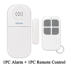 

Home Store Anti-theft Alarm Equipment 130dB Door Magnetic Alarm Remote Control Light To Remind Door and Window Sensors