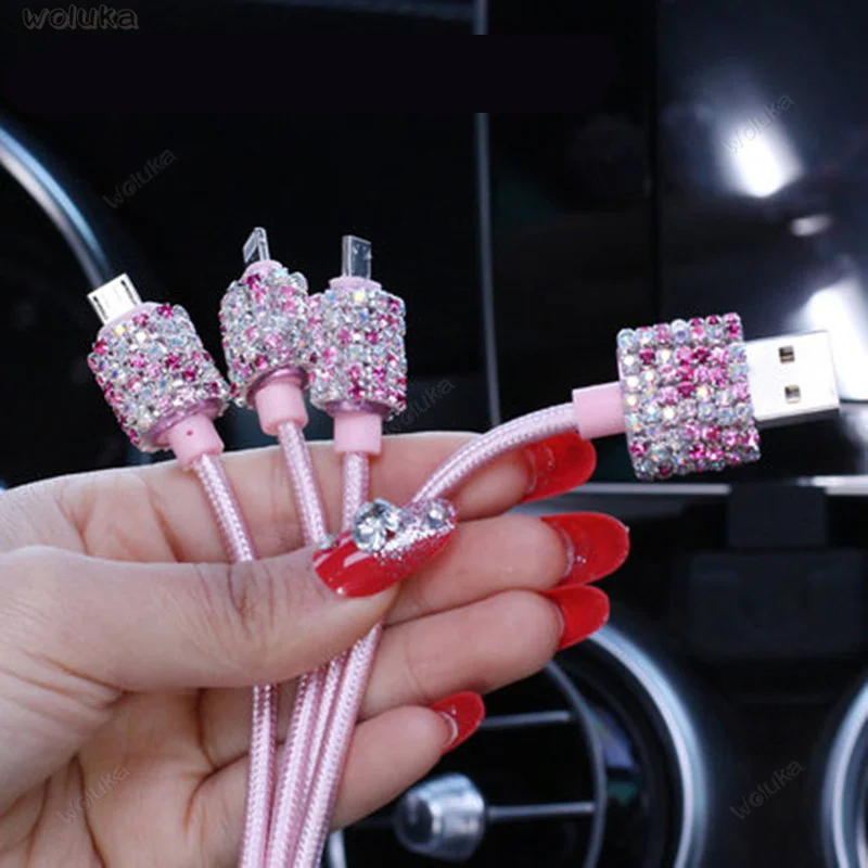 Подставка для мобильного телефона в автомобиль с двойным интерфейсом USB быстрое зарядное устройство кабель для передачи данных с одной в течение трех мульти-функциональный адаптер CD50 Q04