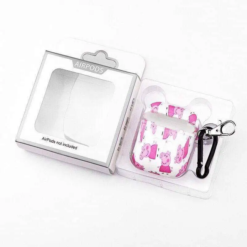 A Мягкий силиконовый чехол для apple Airpods1/2, чехол для зарядки, мягкий силиконовый чехол, нескользящий чехол для наушников - Цвет: A
