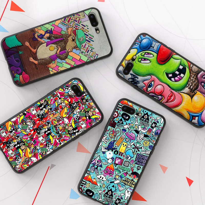 Граффити искусство для xiaomi 8 SE A2 LITE 6X mi X 2S 3 F1 9 CC9E CC9 9T A3 Pro мягкая Задняя накладка