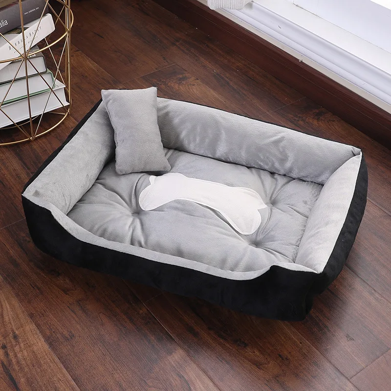 Paw Print Pet Bed Large House for Large Dog Puppy Kennel Waterproof Cat Litter Breathable Nest Warm Pet Supplies Dropshipping