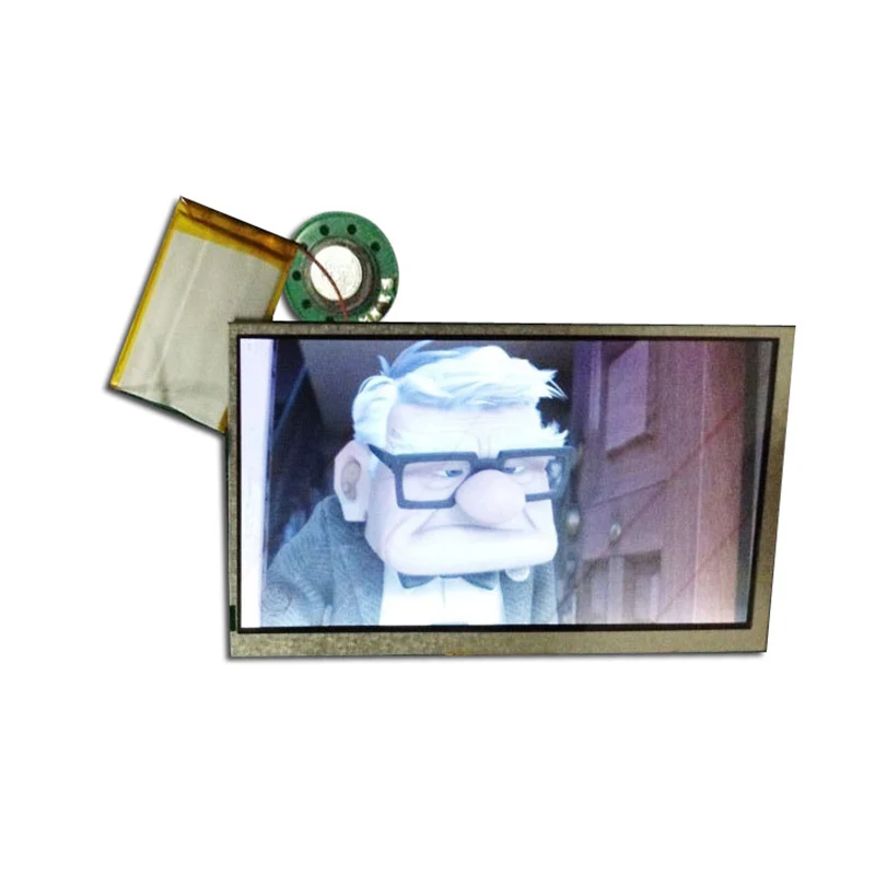Высокое качество 5 дюймов настройки Usb Mp4 плееры доска ЖК-видео плеер модуль с батареей
