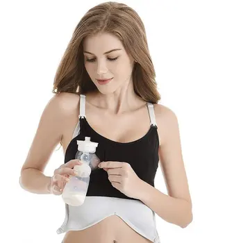

Women Maternity Bra Pregnancy Clothes Special-purpose Nursing Bra Breast Pump No Steel Free Hand Suck Underwear