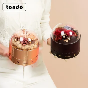 

New Style Flower Packaging Crystal Transparent Time Ball Chocolate Rose Gift Box Lovers' Day