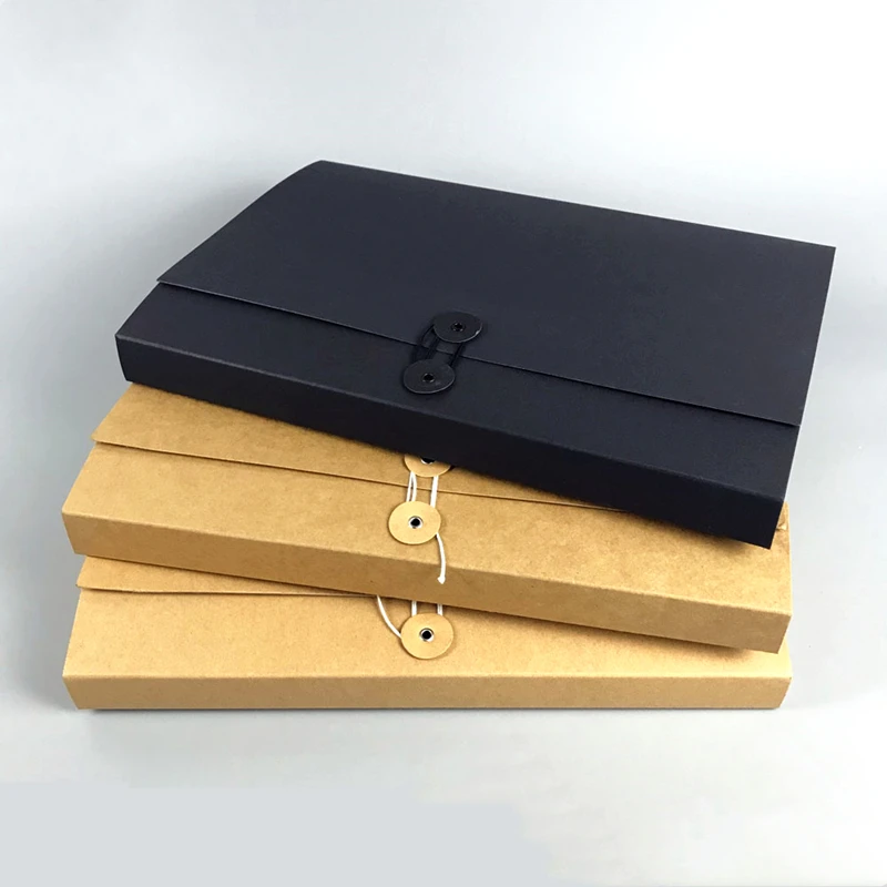 

A4 Kraft Paper Gift Boxes Packaging Envelope Party Invitation Stationery book Pack Bag Gift Greeting Card Postcard Photo Box