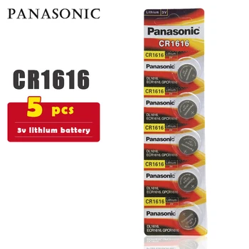 

5PCS/lot PANASONIC Original CR1616 Button Cell Battery 3V Lithium Batteries CR 1616 for Watch Toys Computer Calculator Control
