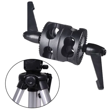 

Universal Holder Grip Head Clamp LED Light Mount Angle Arm Support Multifunctional Photo Studio Photography for Boom Dual Swivel