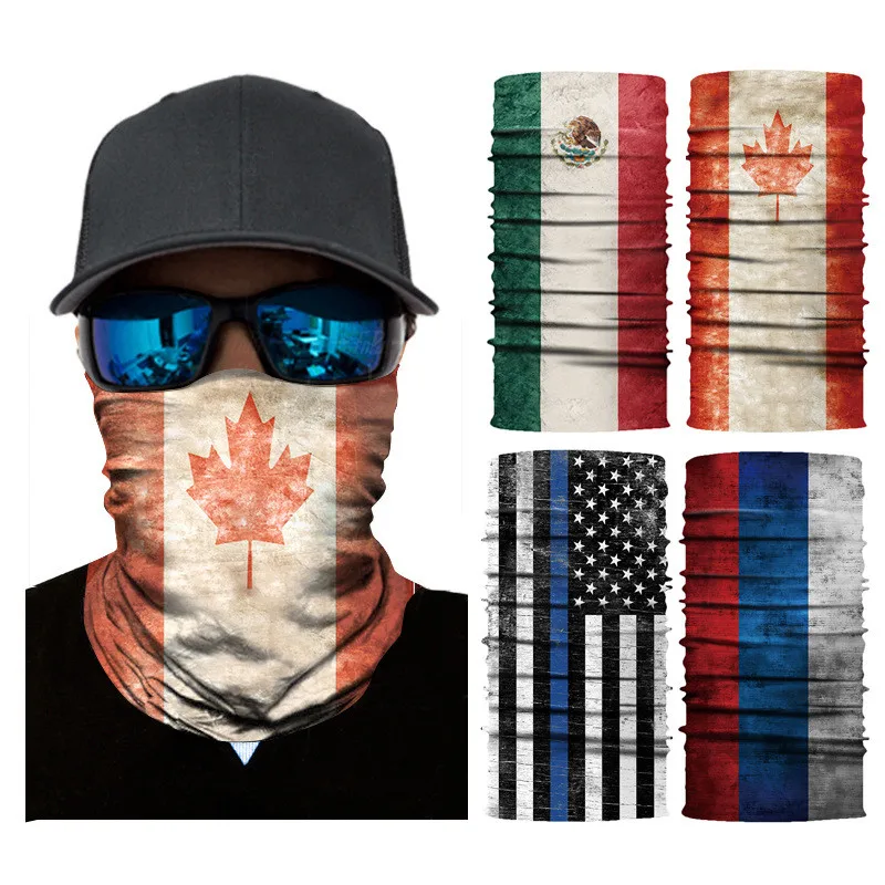 

High-Jump Tactical Hunting Scarves Polyester Windproof Anti UV Dust Running Face Mask Bandana Military Hunting Gear Accessories