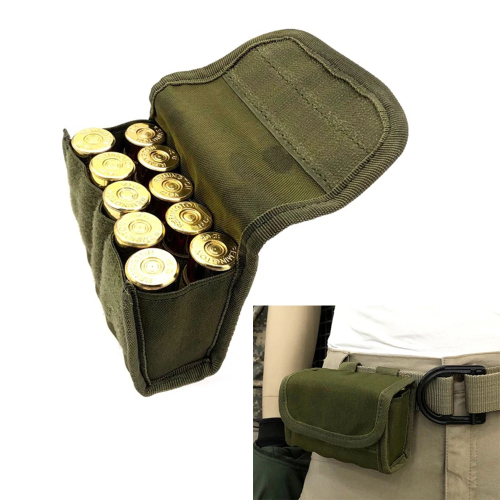 

Molle Tactical Magazine Pouch Military EDC Radio Mag Waist Bag 10 Rounds Shotgun Shell Bag for Hunting Accessories