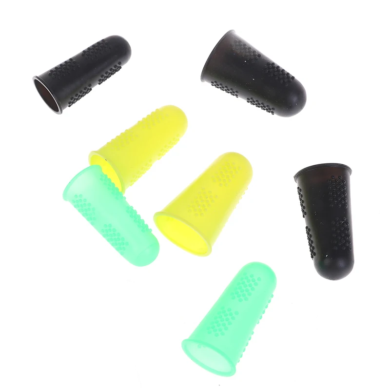 3pcs Silicone Finger Protector Finger Caps for High Temperature Resistant Anti-slip Hot Glue Gun Finger Caps Finger Cover