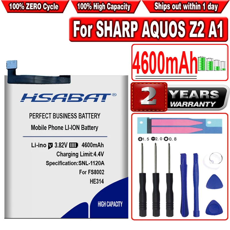 HSABAT 100% новый HE314 Аккумулятор для SHARP AQUOS Z2 A1 FS8002 HE312 Z3 L900S FS8009 HE332 S2 FS8010 |