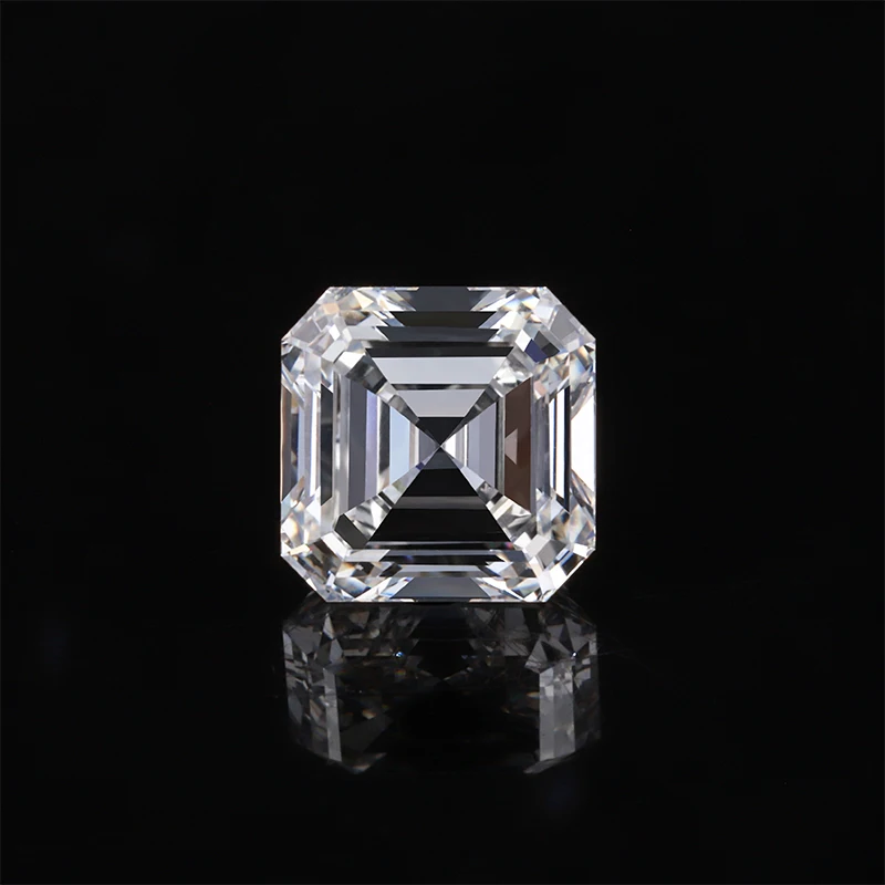 

0.4ct-1.2ct Asshcer Cut DEF White Color VS Clarity Loose HPHT Lab Grown Diamond for Jewelry Making
