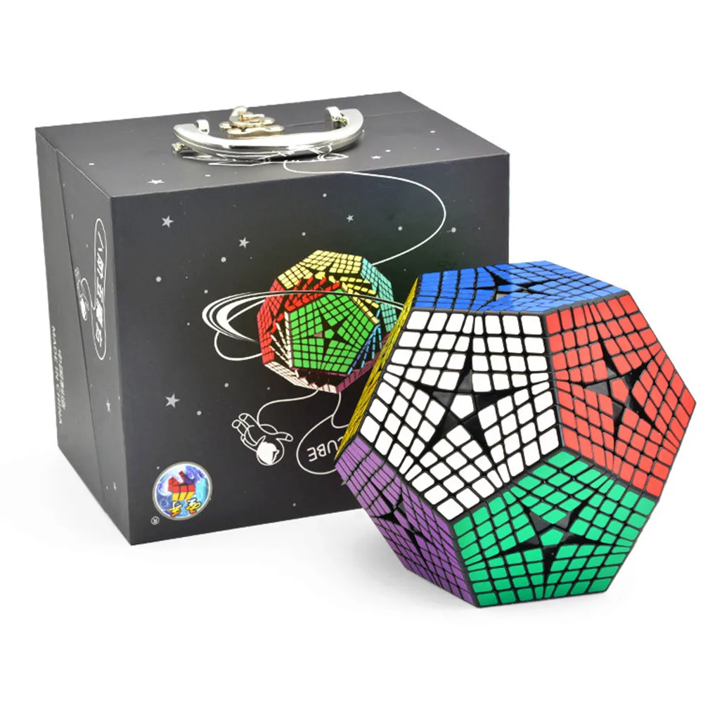 ShengShou 8x8x8 megaminxed Megaminx Профессиональный соревнование ультра-гладкая головоломка на скорость волшебный куб безопасный ABS 8x8 Обучающие Детские игрушки