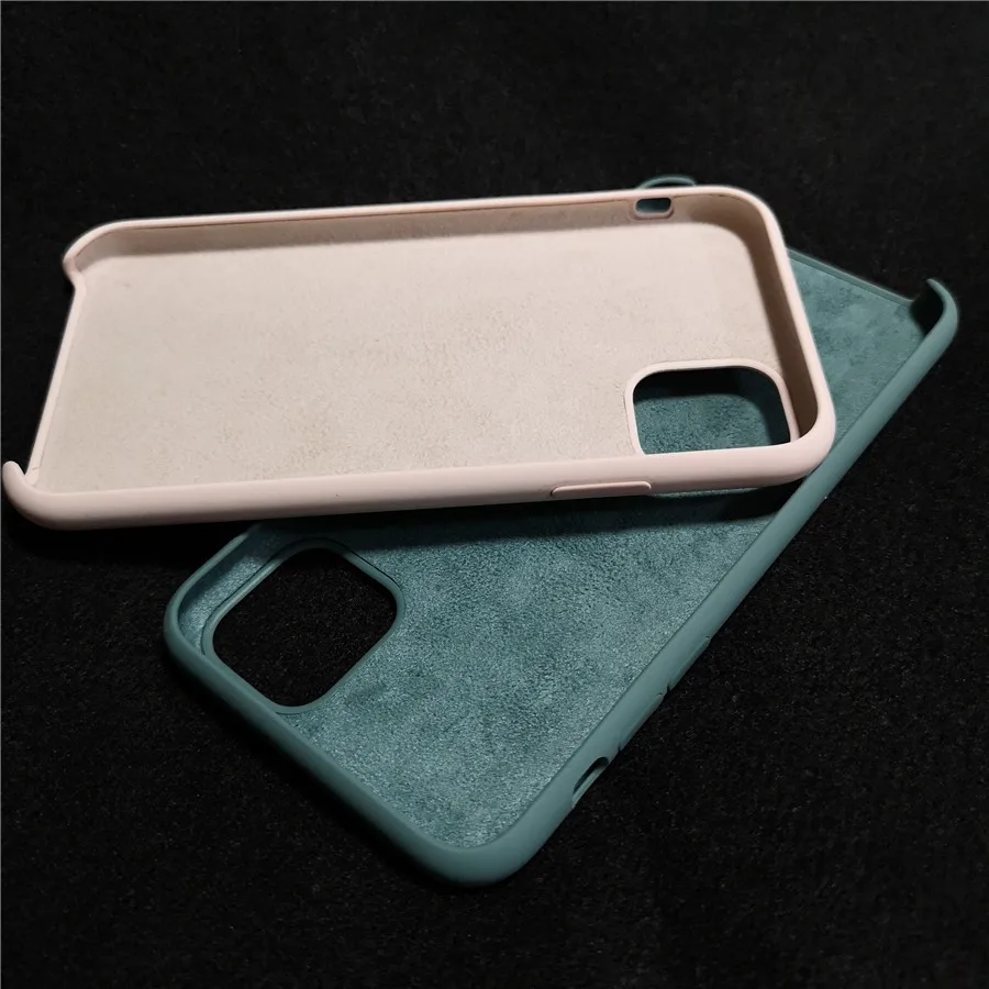 100 шт/партия жидкий силиконовый чехол для iPhone 11 Pro Max чехол силиконовый чехол для iPhone 11 Pro Чехол для телефона чехол