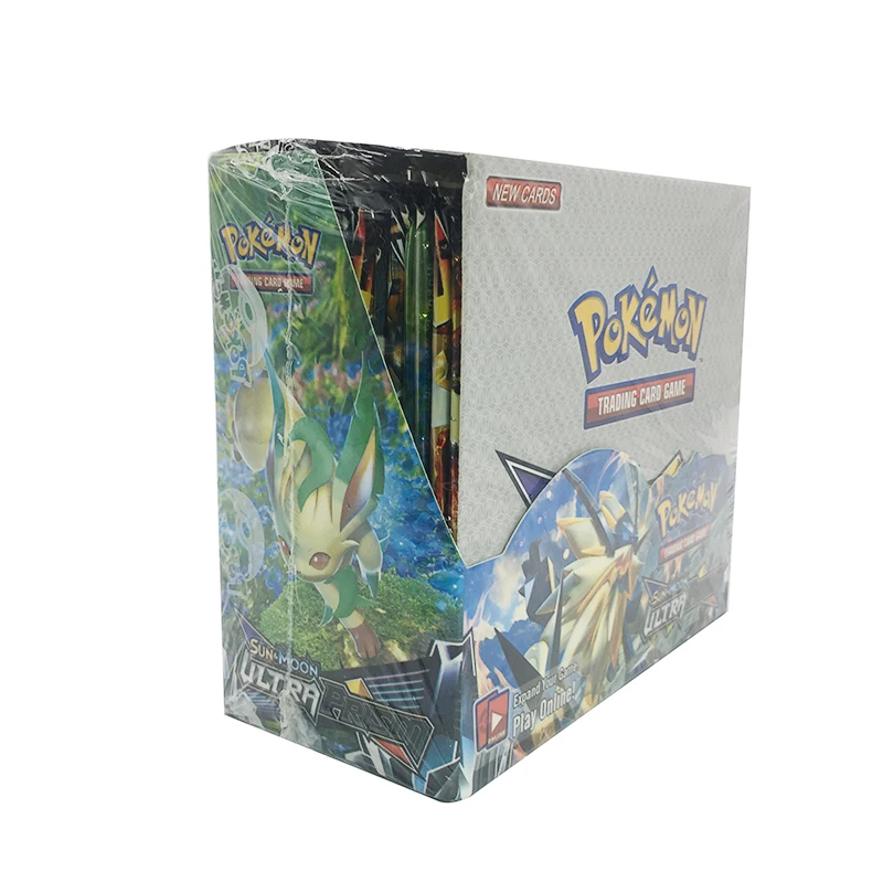 Pokemon 324PCS GX EX MEGA Cover Card 3D Version SUN&MOON ULTRA PRISM Card Collectible Gift Children Toy