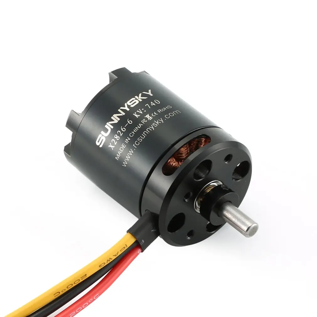 SUNNYSKY X2826 740KV 1080KV бесщеточный двигатель с фиксированным крылом для многоосевой воздушной радиоуправляемой модели бесщеточного двигателя самолета