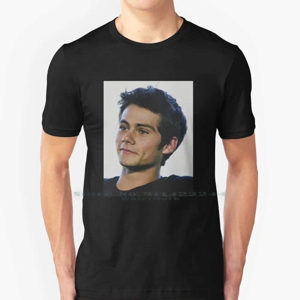 Dylan O'Brien T Shirt 100% Puro Cotone Dylan Obrien Bob Dylan Obrien Wolf Puppy Series Wolf Puppy Popular Series Werewolf Stiles