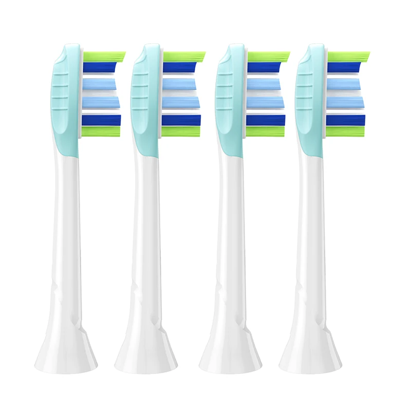 4 шт./лот сменные насадки для зубной щетки для Philips Sonicare DiamondClean HydroClean Black HX9054p насадки для электрической зубной щетки
