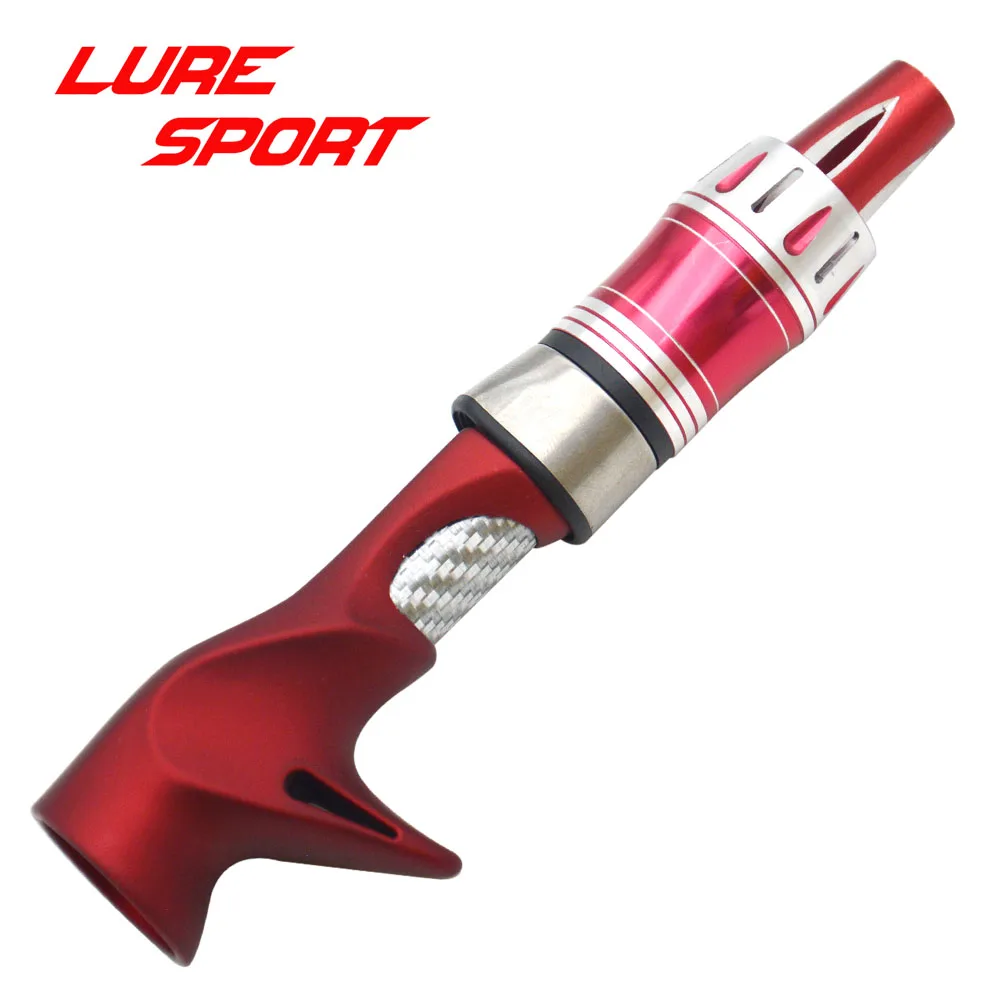 LURESPORT 2 шт. Красная резиновая краска 16 ACS катушка для сиденья углеродная трубка