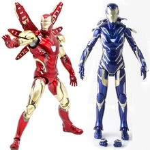 Apaffa 17 см Мстители Figma Железный человек перец Potts ПВХ Фигурка Игрушка Железный человек MK85 Коллекционная модель игрушки для детей