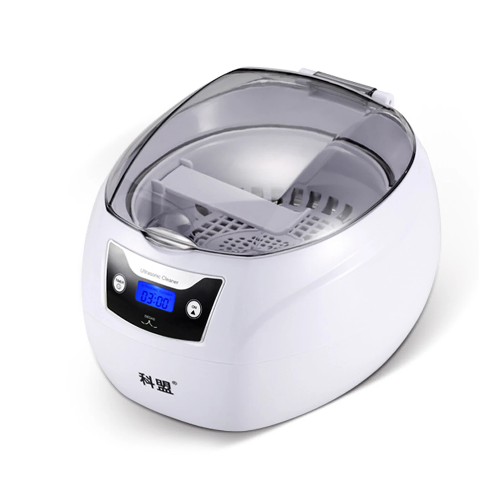 750ml Ultrasonic Cleaner Bath Timer for Jewelry Parts Glasses Stones