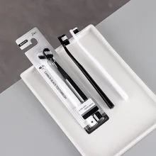 10 шт./5 упаковка, новая пара, нано-зубная щетка, керамическая цветная, семейный костюм, предметы первой необходимости, японские мягкие волосы, зубная щетка для взрослых