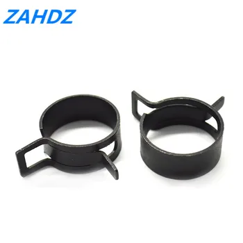 

[6-20mm] Q673B Vacuum Spring Fuel Oil Water Black Hose Clip Pipe Tube for Band Clamp Metal Fastener Q673B
