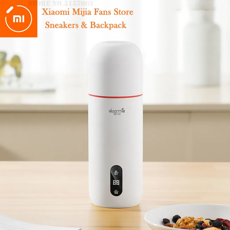 Xiaomi Deerma, портативный электрический чайник, водонагреватель, бойлер, мини, для путешествий, из нержавеющей стали, чайник, кофе, молоко, чашка для кипения