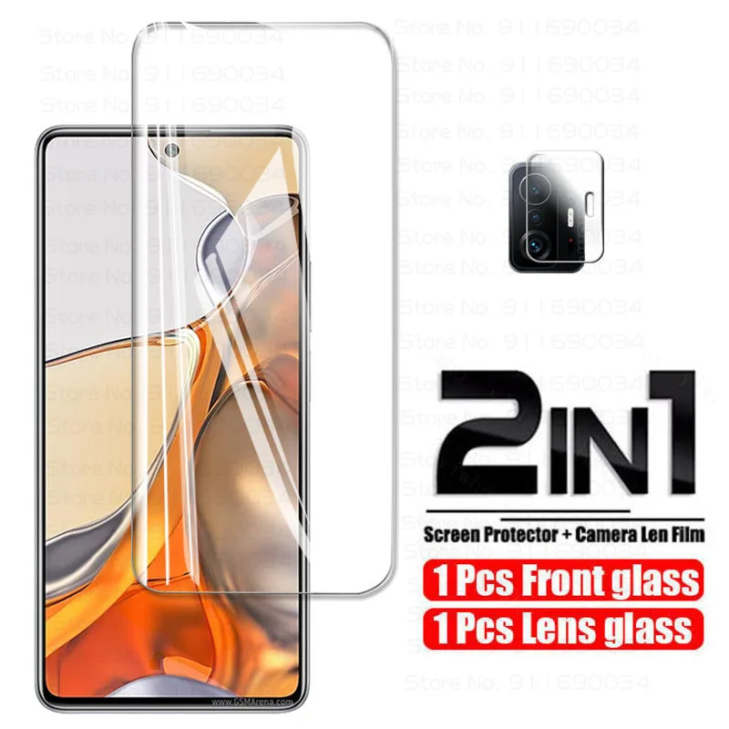 mobile screen protector 8in1 Tempered Glass For Xiaomi Mi 11T Pro Lens Films Screen Protector for Xiaomi Mi 11 T 11T Pro Mi11T 7'' Protective Glass phone glass protector Screen Protectors