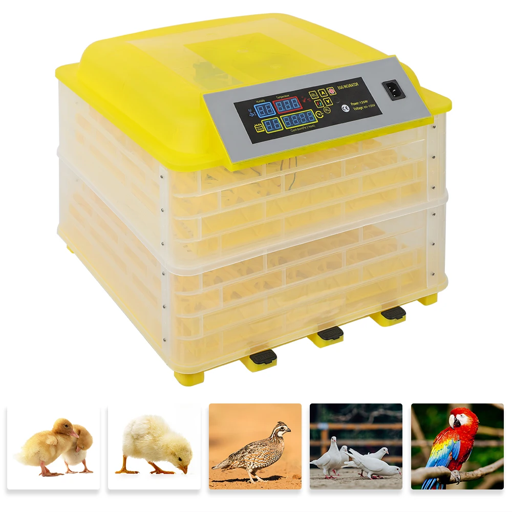 Egg Incubator 2 in1 112-Egg Auto-Turning Digital Control for Chickens Ducks Geese Quail Parrot Pigeons Other Birds