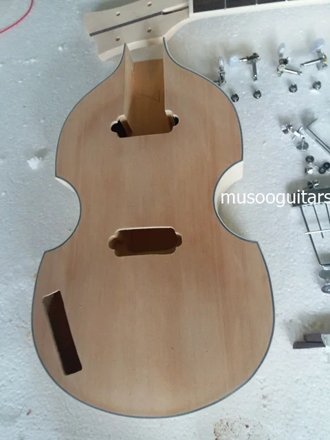 DIY электрический бас-гитара комплект скрипки бас построить свой собственный в левой руке