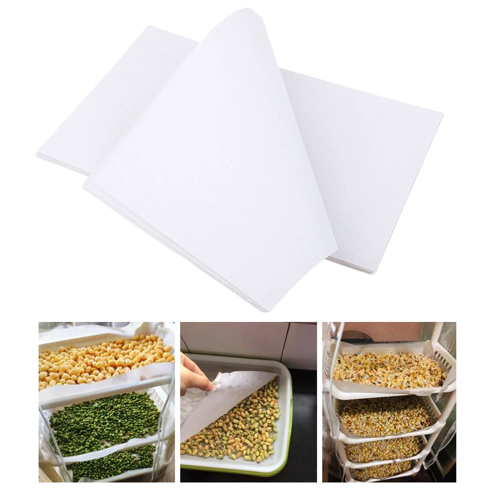 Cultivation Sprout Plate Papers Growing Vegetable Paper Tray Pots Parts 