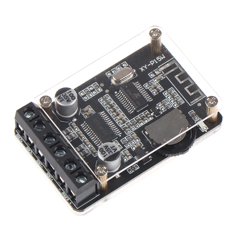 XY P15 цифровой аудио Bluetooth 5 0 стерео усилитель w/Чехол DC12 24V двухканальный|Усилители