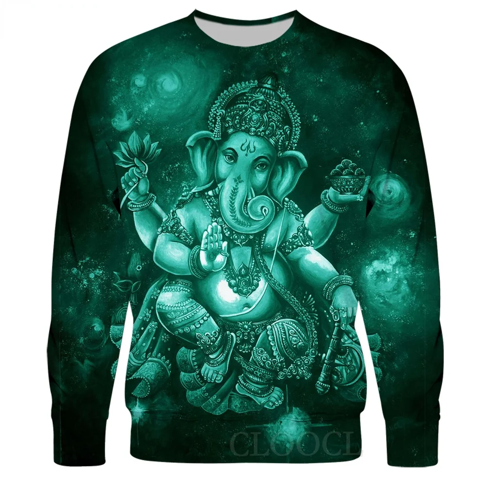 

CLOOCL Indian God Ganesha Sweatshirt 3D All Over Printed Autumn Men/Women Streetwear Long Sleeve Sportswear Casual Pullover