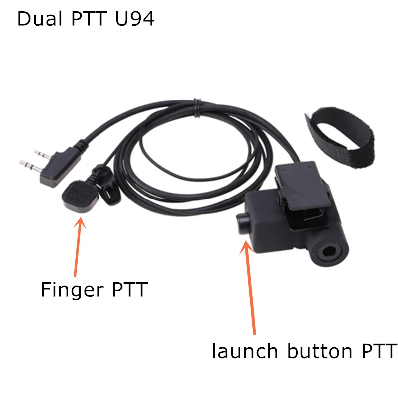 PTT Militaire Version Tactique-Z113 push to talk U94 Interphone Casque Bouton
