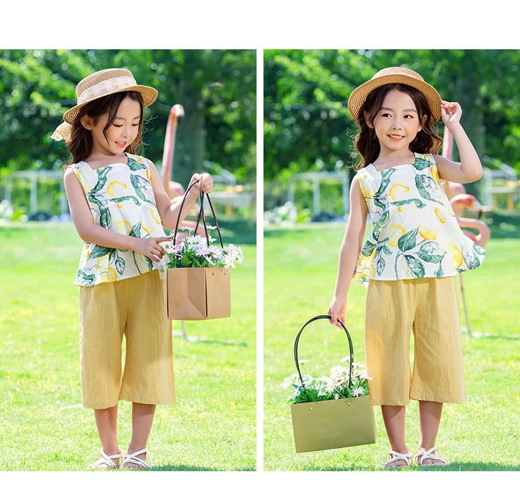 2020 New Summer 4 7 9 14 11 Years Girls Clothes Sets Fashion Cotton Baby Teenage Girls Clothing Sleeveless Shirts And Pants Set (16).jpg