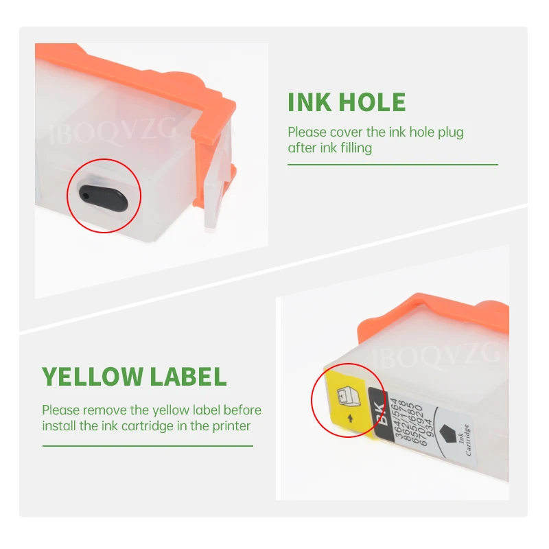 IBOQVZG 4 color For HP 178 178XL Ink Cartridge With ARC Chip for HP178 178XL ink Cartridge For HP B109n B110a 5510 3070A 3520