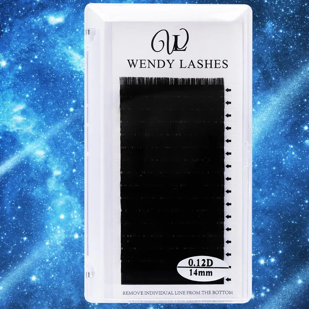 

16 Lines 9-16mm Individual Eyelash Extension C/D Individual Lashes Extension Handmade 3D Russia Eyelash Extension