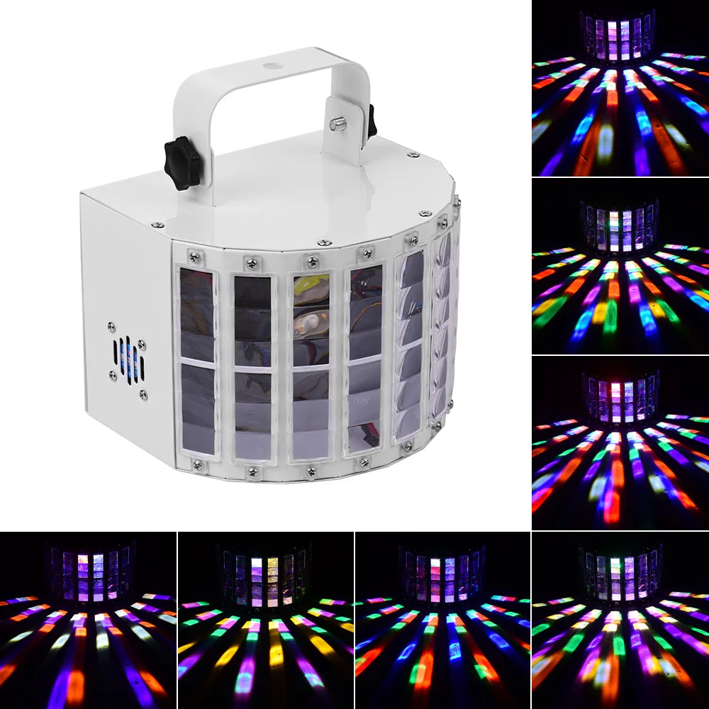

Portable Stage Light Lamp Colorful Lights Sound Activated Auto Disco Light with Remote Control for DJ Party Wedding Club Pub KTV