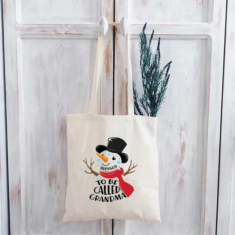 

GRANDMA TEE Women Fashion Tops Cartoon Vintage Women Clothing Aesthetic SNOWMAN BLESSED TO BE CALLED