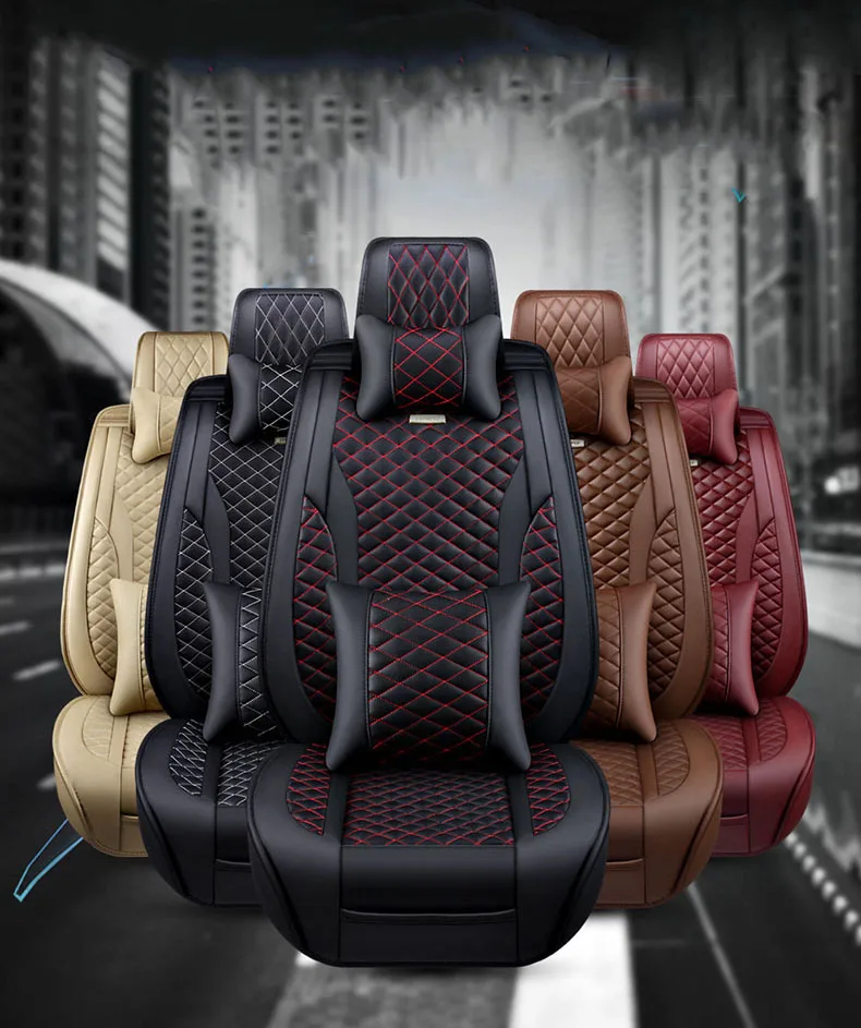 Кожаный чехол на сиденье автомобиля для alfa romeo skoda octavia a5 rapid ford fiesta suzuki swift fiat 500