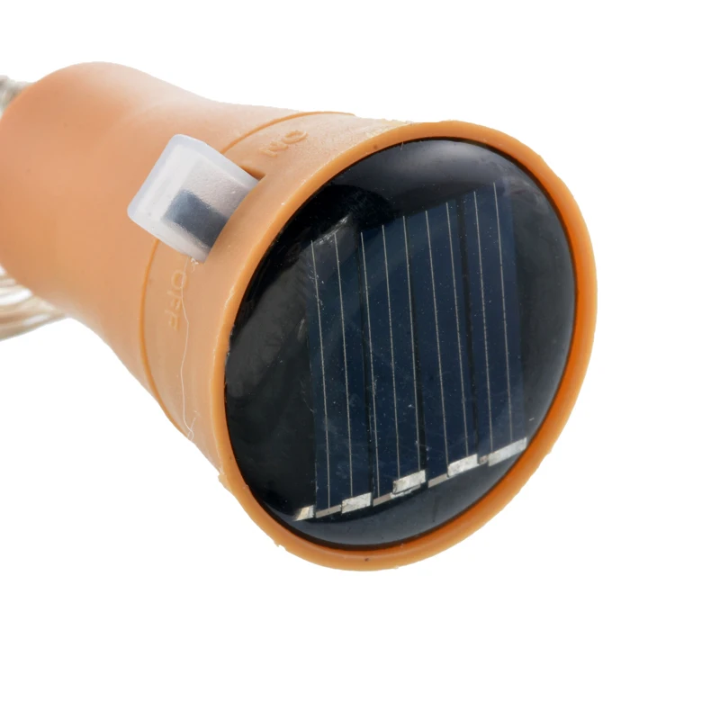 

DOZZIOR 1m 8/10 LED New Fashion Solar-powered Wine Bottle Cork-shaped String Starry Light Night Fairy Light Lamp Xmas New